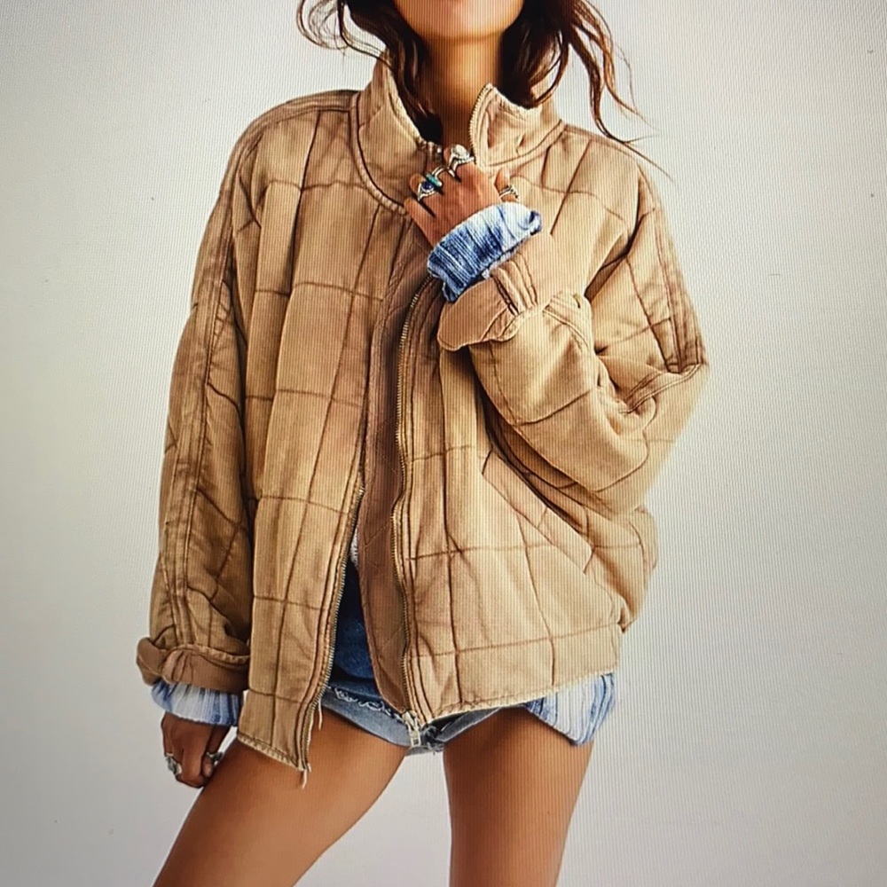 Dolman Quilted Knit Jacket NWT Sz XL